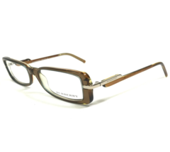 Burberry Eyeglasses Frames B 2009 3027 Brown Clear Rectangular 49-16-130 - $111.99