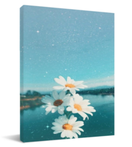 NEW! Ready To Hang Wall Art Evening Daisies Multiple Sizes Available!  - £17.57 GBP+