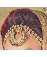 Kundan High Quality Jewelry Set Free Shipping Mang tikka Matha Patti Bri... - €31,31 EUR