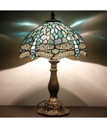 Tiffany Style Table Desk Lamp Light Stained Glass Dragonfly Sea Blue Hom... - $3,283.77 MXN