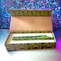 Karma Beauty Supreme Ceramic Flat Iron in Peacock New In Box Never Used - $74.24