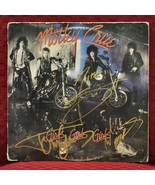 Motley Crue signed lp Girls Girls Girls, 4 members, Original, Vintage, G... - $11,404.30 MXN