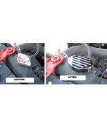 Fits 92-00 Honda Civic Chromed Aluminum Water Radiator Cap Cover Overlay... - $12.86