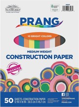Prang (Formerly SunWorks) Construction Paper 10 Assorted Colors 12&quot; x 18... - $253.89 MXN