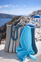 Santorini Breeze” – Handmade Knitted Bag - $108.90