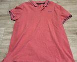Ben Sherman Polo Shirt Mens XL Coral Pink Short Sleeve Punk Oi! Blitz GB... - $24.91