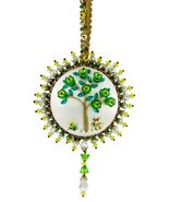 Cracker Box Inc Ornament Kit  Arboridium in Spring White ball with emera... - $39.50