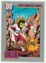 1991 Tom Grummett Signed Dc Comics Art Trading Card New Teen Titans ~ Beast Boy - £12.42 GBP