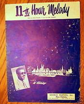 11th Hour Melody 1955 Sheet Music by Palmer and Sigman - £1.17 GBP