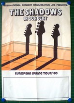 The Shadows – Original Concert Poster – European Spring Tour - Poster - 1980 - £129.55 GBP