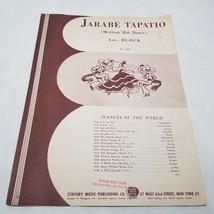 Jarabe Tapatio Mexican Hat Dance Arranged by Frederick Block Sheet Music Vintage - £5.99 GBP