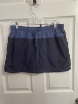 Columbia Women&#39;s Size M Blue Sandy River Skort Outdoor Hiking Skirt w/ shorts - £11.95 GBP