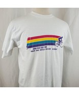 Vintage Sugar River State Bike Trail T-Shirt Large Single Stitch Hanes 5... - £13.30 GBP