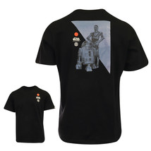 Element x Star Wars Men&#39;s T-Shirt Black Red Circle C3PO &amp; R2D2 S/S (S18) - £12.46 GBP