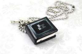 Once Upon A Time Book Necklace &quot;Heroes and Villians&quot; Sword and Queen&#39;s Keys - £11.96 GBP