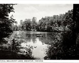 Bella Bellmont Lago Panorama Decatur Indiana IN Unp B&amp;w Cromo Cartolina C2 - $4.04