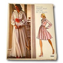 Vogue 2880 Oscar de La Renta Dress Americana Size 10 Sewing Pattern Uncut - $31.85