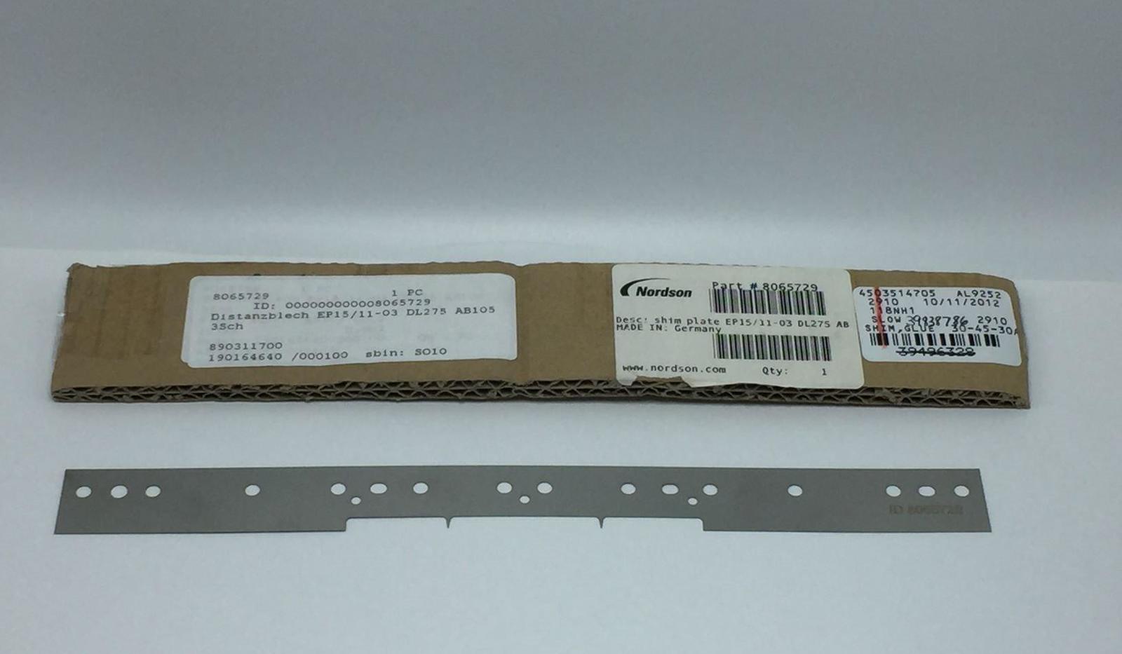 NEW NORDSON 8065729 NEW NORDSON SHIM EP15/11-03 DL275 AB105 3 SLOTS PN# ... - $111.00