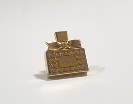 VTG 90&#39;s PIN Christian Dior &quot;Miss Dior&quot; Mini Perfume Bottle Metal GLD Pin 2x2cm - £60.10 GBP