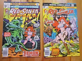 Red Sonja Marvel Comic 1983--Lot of 2 books #1 &amp; #2 - £38.05 GBP