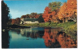 Vermont Postcard Farm With Autumn Reflections - £2.42 GBP