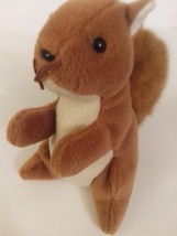 TY Beanie Baby Nuts the Brown Squirrel 6&quot; Tall Retired NM With Tush Tag ... - £7.82 GBP