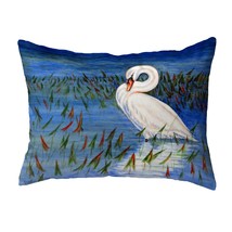 Betsy Drake Mute Swan No Cord Pillow 18x18 - £43.51 GBP