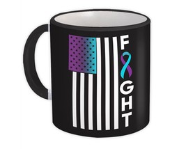 Suicide Prevention Awareness : Gift Mug Patriotic American Flag Mental Health Di - £12.50 GBP