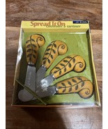 Joie de Vivre Spreader Set (4) Decorative Spreader Butter Cheese Knives ... - $9.50