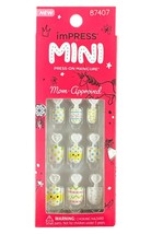 ImPRESS Mini Press On Manicure Nails For Kids 20 Nails &amp; Mini File # 87407 - £7.88 GBP