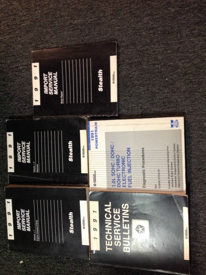 1991 Dodge Stealth Workshop Repair Manual With Body + Bulletins-
show or... - $302.69