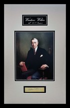 Woodrow Wilson Signature Cut Museum Framed Ready to Display - £397.32 GBP