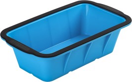 1.5 Pound Non-Stick Silicone Loaf Pan With Reinforced Steel Frame Inside - £20.75 GBP