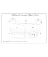 2006 Caravelle lnterceptor 232 Swim Platform Boat EVA Faux Foam Teak Deck - £220.49 GBP