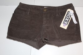 Roxy Brown Corduroy Cutoff Shorts Size 9 Brand New - £15.98 GBP