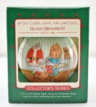 Betsey Clark Home for Christmas Vintage 1988 Glass Keepsake Ornament Hallmark - £11.35 GBP