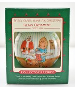 Betsey Clark Home for Christmas Vintage 1988 Glass Keepsake Ornament Hal... - £11.16 GBP