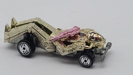 1986 Hot Wheels Silver Zombot Speed Demon Race Car Space Robot w/ Orange... - $21.39