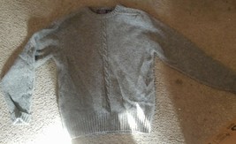 NICE Vintage 1980&#39;s Pacific club nak wool Sweater Women&#39;s Gray M Medium - $30.39