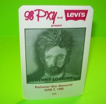 Kenny Loggins Vox Humana Backstage Pass Original 1985 Concert Tour Levi&#39;s Jeans - £10.25 GBP
