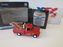 Ertl Diecast 1955 Chevy Cameo Wrecker Red Truck Deutmeyer Bros Towing 1/43  LotD - £8.59 GBP