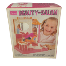 Vintage Sears 1970&#39;s Beauty Salon Set In Original Box Fits Barbie Dolls - £44.80 GBP