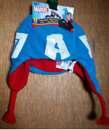 Captain America Boy Clothes OSFM Super Hero Trapper Cap Hat Avengers Acc... - $9.49