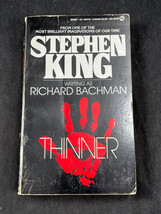 Thinner Stephen King Writing As Richard Bachman 1985 First Signet Printing - £7.93 GBP