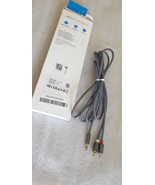 Jsaux CM0008 6.6 Ft Aux 3.5 mm Male to 2-Male RCA Nylon Cable - $13.03 CAD