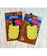On the Go Pineapple Luggage Tags with Lable Identifiers - 2-Pack - $12.89 CAD