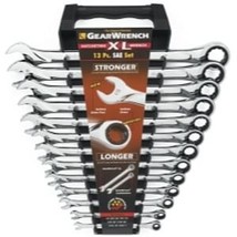 GearWrench 13 Piece 72-Tooth 12 Point XL Ratcheting Combination SAE Wrench Set - $422.49