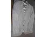2 BUTTON DESIGNER CALVIN KLEIN GRAY SUIT JACKET 44L / 44 LONG - $48.59