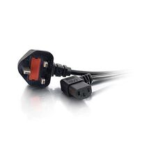C2G 5m 18 AWG UK 90 degree Power Cord (IEC320C13R to BS 1363)  - $29.00