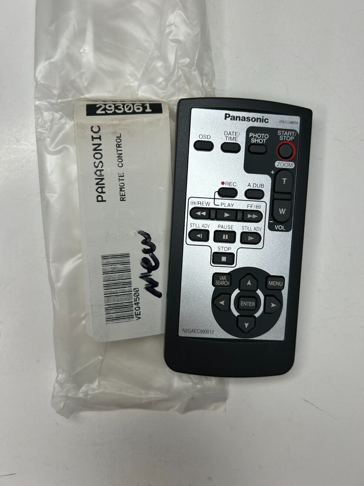 Panasonic N2QAEC000012 Remote OEM NOS fr AGDVC20P AGDVC20 PVGS65 PVGS250 PVGS150  			